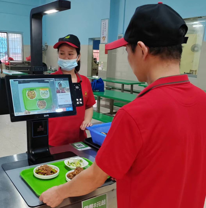 食堂团餐使用天波AI视觉识别结算台C50 -3_副本.jpg