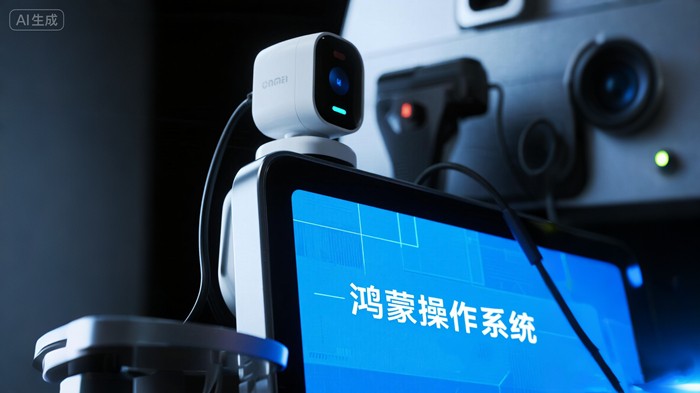 搭载鸿蒙系统的智能安防终端