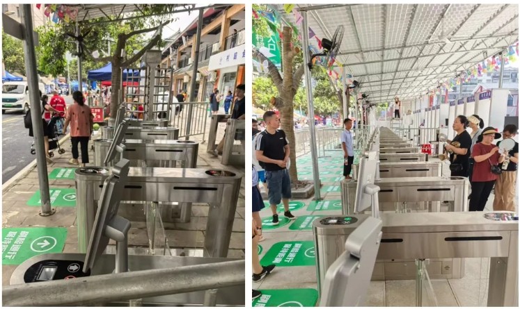 贵州村超使用天波刷脸身份核验终端F10