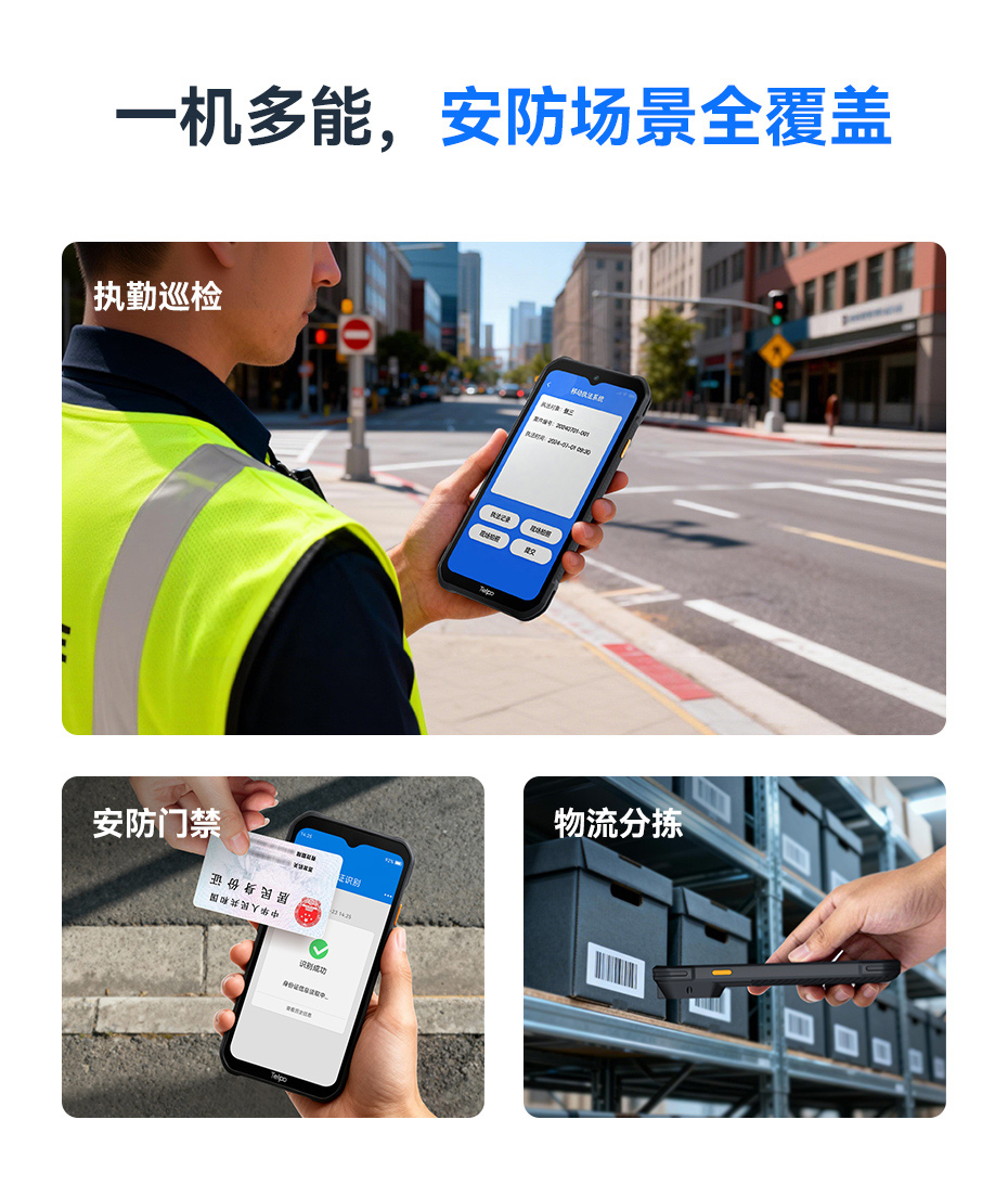 P9安防手持终端-全场景适配优势 P9安防手持终端-全场景适配优势