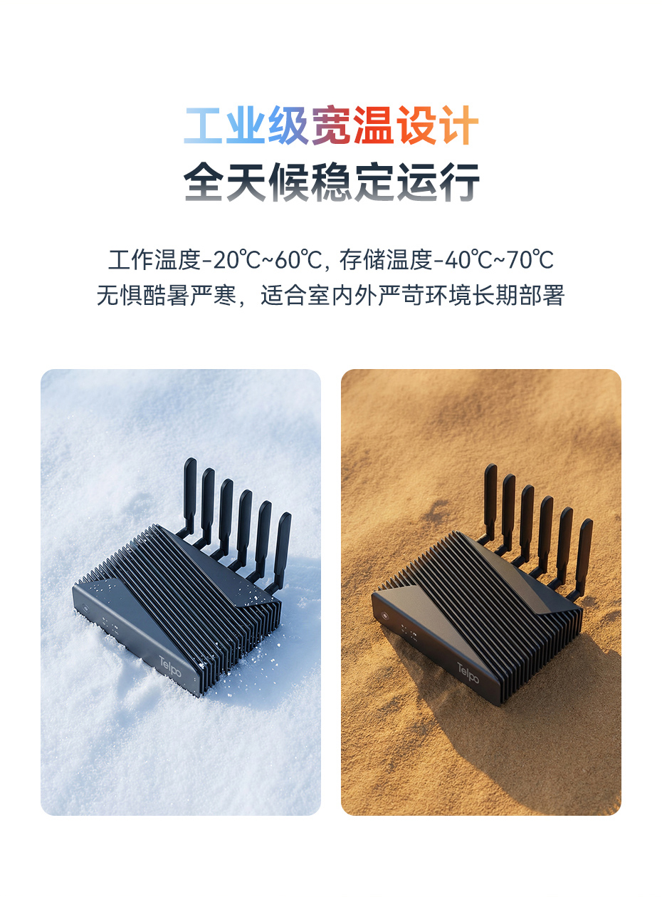 V480 AI边缘计算网关运维设计 - 硬件看门狗与多色状态指示灯 V480边缘计算服务器面板细节 - 含电源/WiFi/5G指示灯与硬件看门狗复位功能