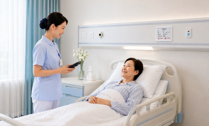 病房里使用的电子床头卡