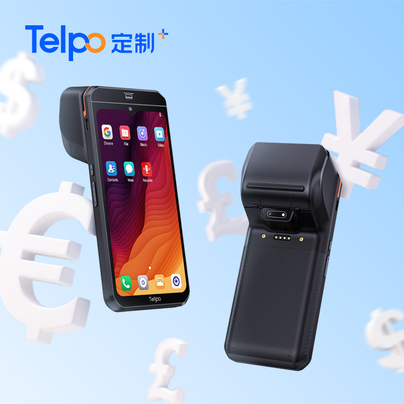  天波P9智能手持终端 6.5寸大屏 金融级安全认证 支持磁条卡IC卡支付